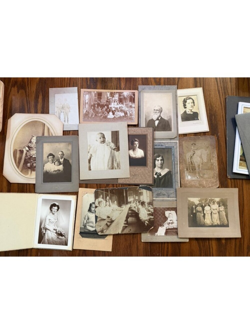 19 Vintage Antique Photos Men, Women, Children, Families 1800’s, 1900’s